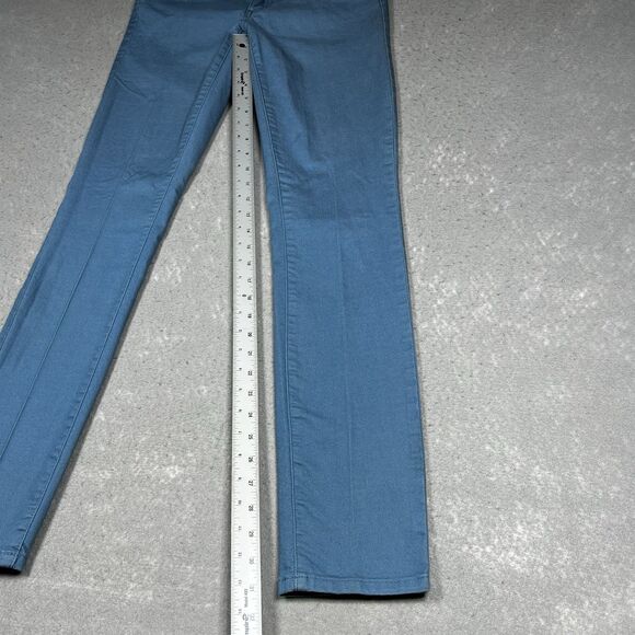 Prana Jeans Womens Size 4/27 Blue Stretch Skinny Straight Denim Pockets - Picture 7 of 13